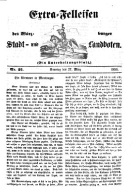 Würzburger Stadt- und Landbote Sonntag 27. März 1853