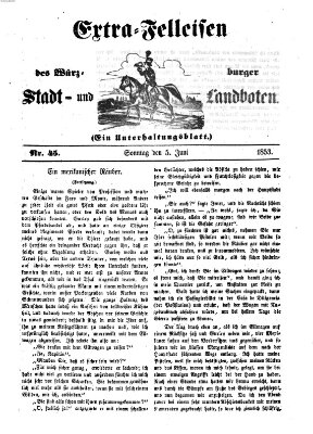 Würzburger Stadt- und Landbote Sonntag 5. Juni 1853
