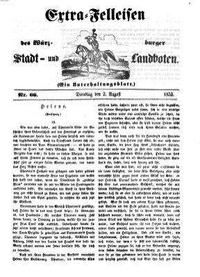 Würzburger Stadt- und Landbote Dienstag 2. August 1853