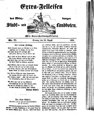 Würzburger Stadt- und Landbote Sonntag 28. August 1853