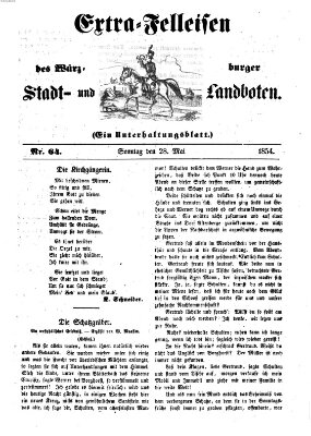 Würzburger Stadt- und Landbote Sonntag 28. Mai 1854