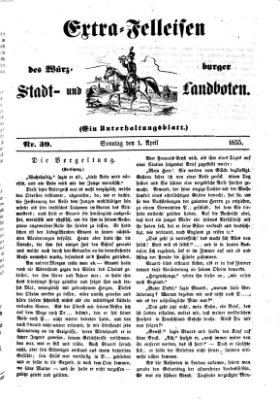 Würzburger Stadt- und Landbote Sonntag 1. April 1855