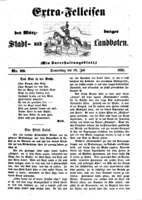 Würzburger Stadt- und Landbote Donnerstag 26. Juli 1855
