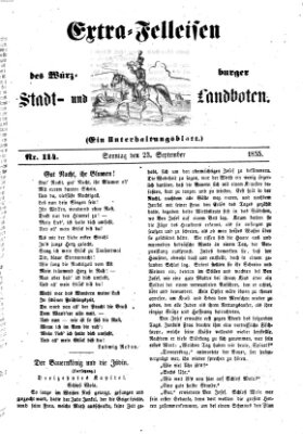 Würzburger Stadt- und Landbote Sonntag 23. September 1855