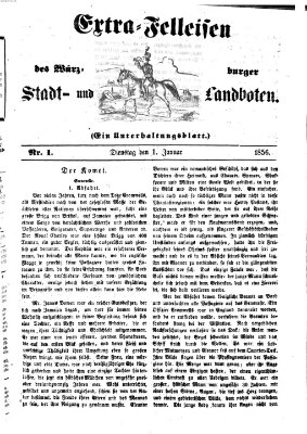 Würzburger Stadt- und Landbote Dienstag 1. Januar 1856