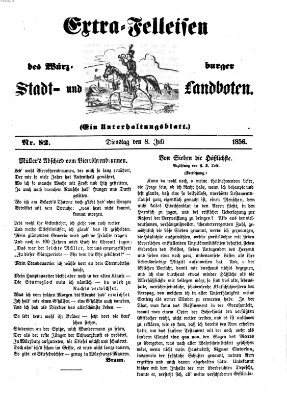 Würzburger Stadt- und Landbote Dienstag 8. Juli 1856