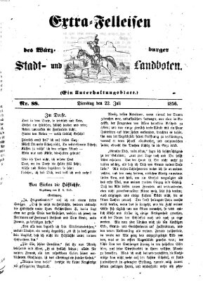 Würzburger Stadt- und Landbote Dienstag 22. Juli 1856