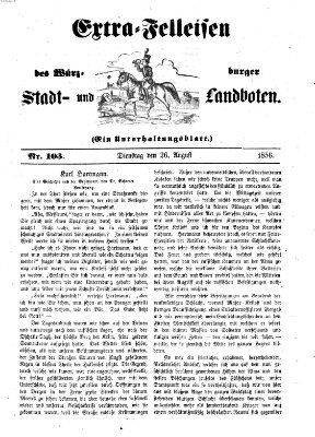 Würzburger Stadt- und Landbote Dienstag 26. August 1856