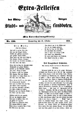 Würzburger Stadt- und Landbote Donnerstag 16. Oktober 1856