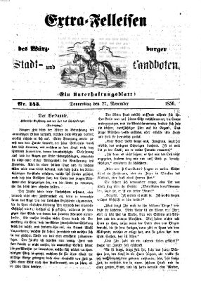 Würzburger Stadt- und Landbote Donnerstag 27. November 1856