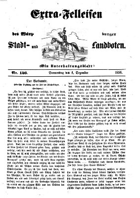 Würzburger Stadt- und Landbote Donnerstag 4. Dezember 1856