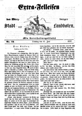 Würzburger Stadt- und Landbote Dienstag 16. Juni 1857