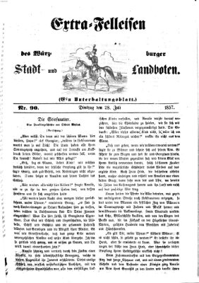 Würzburger Stadt- und Landbote Dienstag 28. Juli 1857