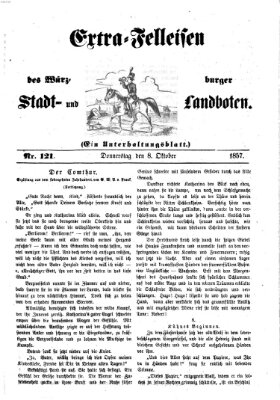 Würzburger Stadt- und Landbote Donnerstag 8. Oktober 1857