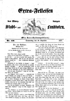 Würzburger Stadt- und Landbote Donnerstag 10. Dezember 1857