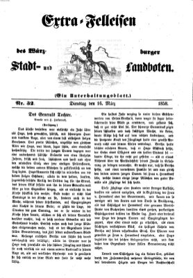 Würzburger Stadt- und Landbote Dienstag 16. März 1858