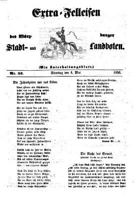 Würzburger Stadt- und Landbote Dienstag 4. Mai 1858