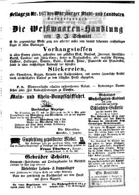 Würzburger Stadt- und Landbote Donnerstag 15. Juli 1858
