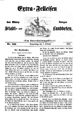Würzburger Stadt- und Landbote Donnerstag 7. Oktober 1858