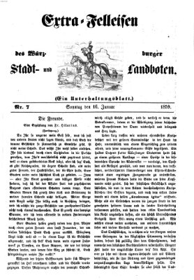 Würzburger Stadt- und Landbote Sonntag 16. Januar 1859