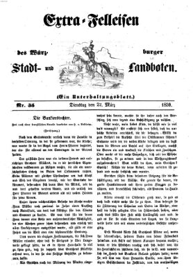 Würzburger Stadt- und Landbote Dienstag 22. März 1859