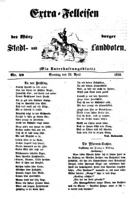 Würzburger Stadt- und Landbote Sonntag 24. April 1859