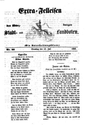 Würzburger Stadt- und Landbote Dienstag 12. Juli 1859