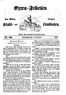 Würzburger Stadt- und Landbote Donnerstag 1. September 1859
