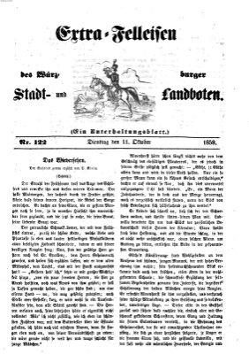 Würzburger Stadt- und Landbote Dienstag 11. Oktober 1859