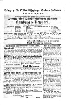 Würzburger Stadt- und Landbote Samstag 20. Juli 1861