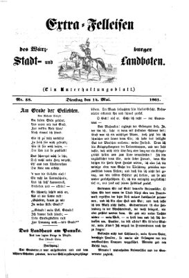 Extra-Felleisen (Würzburger Stadt- und Landbote) Dienstag 14. Mai 1861