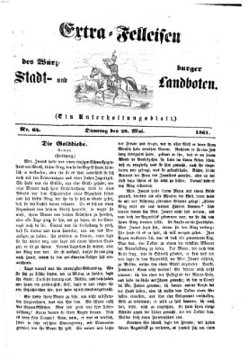 Extra-Felleisen (Würzburger Stadt- und Landbote) Dienstag 28. Mai 1861