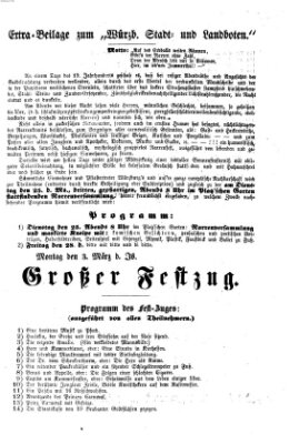 Würzburger Stadt- und Landbote Montag 24. Februar 1862
