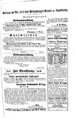 Würzburger Stadt- und Landbote Samstag 6. September 1862