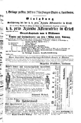 Würzburger Stadt- und Landbote Samstag 8. November 1862
