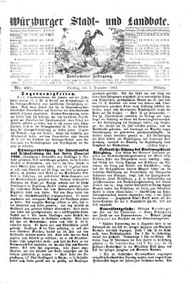 Würzburger Stadt- und Landbote Dienstag 2. Dezember 1862