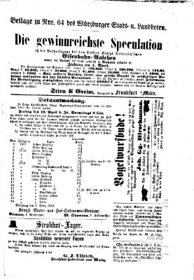Würzburger Stadt- und Landbote Montag 16. März 1863