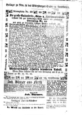 Würzburger Stadt- und Landbote Samstag 5. März 1864