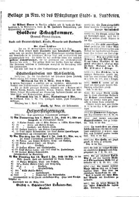 Würzburger Stadt- und Landbote Dienstag 5. April 1864