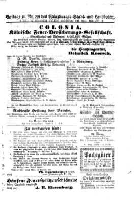 Würzburger Stadt- und Landbote Samstag 24. September 1864