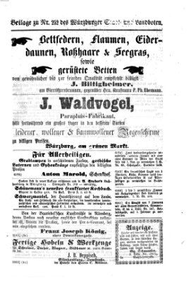 Würzburger Stadt- und Landbote Freitag 21. Oktober 1864