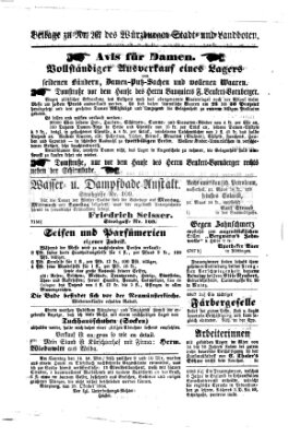 Würzburger Stadt- und Landbote Dienstag 8. November 1864