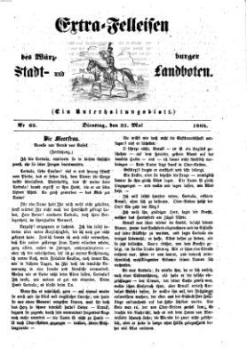 Extra-Felleisen (Würzburger Stadt- und Landbote) Dienstag 31. Mai 1864