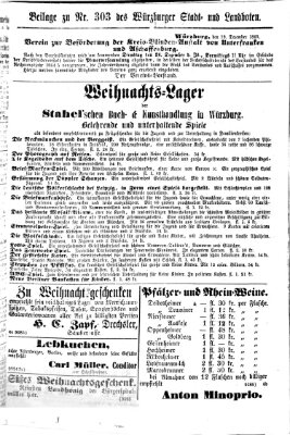 Würzburger Stadt- und Landbote Donnerstag 21. Dezember 1865