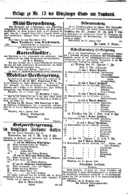 Würzburger Stadt- und Landbote Montag 15. Januar 1866