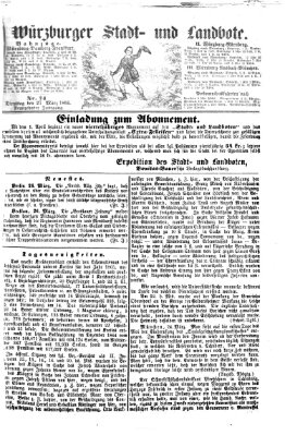 Würzburger Stadt- und Landbote Dienstag 27. März 1866