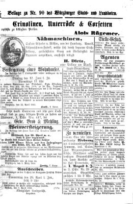 Würzburger Stadt- und Landbote Samstag 14. April 1866