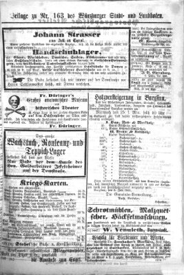 Würzburger Stadt- und Landbote Dienstag 10. Juli 1866