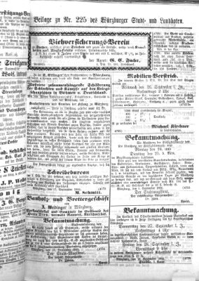 Würzburger Stadt- und Landbote Donnerstag 20. September 1866