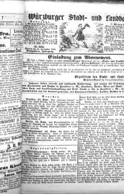 Würzburger Stadt- und Landbote Mittwoch 26. September 1866